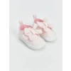 LCW STEPS Pembe Fiyonk Detaylı Kız Bebek Yürüme Öncesi Ev Ayakkabısı