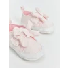 LCW STEPS Pembe Fiyonk Detaylı Kız Bebek Yürüme Öncesi Ev Ayakkabısı