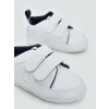 LCW STEPS Beyaz Cırt Cırtlı Erkek Bebek Yürüme Öncesi Ayakkabı