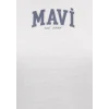 Mavi 1613412-70057 Mavi Logo Baskılı Beyaz Tişört