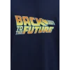 Mavi 0612925-89353 Back To The Future Baskılı Mavi Tişört
