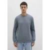 Mavi 0S10457-80889 Bisiklet Yaka Gri Sweatshirt