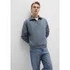 Mavi 0S10368-80889 Polo Yaka Gri Sweatshirt