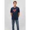 Mavi 0610754-70490 Superman Baskılı Lacivert Tişört