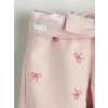 LCW Kids Pembe Beli Lastikli Kız Çocuk Pantolon