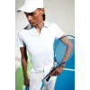 Defacto D9299 Mavi DeFactoFit Slim Fit Dar Kesim Polo Yaka Baskılı Sporcu Kısa Kollu Tişört
