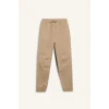 Defacto B6713 Bej Erkek Çocuk Lastikli Paça Basic Düz Gabardin Jogger Pantolon