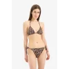 Defacto A0696 Siyah Leopar Desenli Bikini Altı-Fall in Love