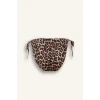 Defacto A0696 Siyah Leopar Desenli Bikini Altı-Fall in Love