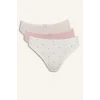 Defacto E4948 Pembe 3lü Brazilian Külot-Fall in Love
