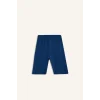 Defacto N7439 Lacivert Regular Fit Beli Lastikli Düz Paça Bermuda Şort
