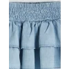 LCW Kids Mavi Beli Lastikli Kız Çocuk Jean Etek