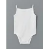 LCW baby Ekru Organik Kumaş Kız Bebek Çıtçıtlı Bodysuit 3lü