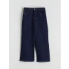 LCW Kids Indigo Wideleg Kız Çocuk Jean Pantolon