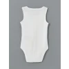 LCW baby Ekru Organik Kumaş Erkek Bebek Çıtçıtlı Bodysuit 2li