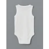 LCW baby Ekru Organik Kumaş Kız Bebek Çıtçıtlı Bodysuit 2li