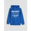 LCW Kids Mavi Kapüşonlu Erkek Çocuk Eşofman Takım