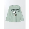 LCW Kids Yeşil Snoopy Baskılı Erkek Çocuk Pijama Takım
