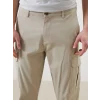 XSIDE Bej Standart Kalıp Gabardin Erkek Pantolon