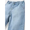 Defacto F1829A5BE394 Mavi Kız Bebek Okul Wide Leg Jean Pantolon