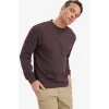 Defacto E8339AXBN596 Kahve %100 Pamuk Regular Fit Bisiklet Yaka Sweatshirt