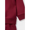 Defacto E8434A5BR285 Bordo Erkek Bebek 2li Takım Basic Düz Sweatshirt Eşofman Altı