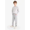Defacto R5970A6GR377 Gri Erkek Çocuk Beli Lastikli Okul Jogger Eşofman Altı