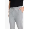Defacto Y2651AZGR210 Gri Jogger Fit Beli Bağcıklı Lastikli Esnek Kumaş Cepli Duble Paça Pantolon