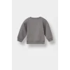 Defacto E8994A5GR454 Gri Erkek Bebek 2li Takım Baskılı Sweatshirt Eşofman Altı