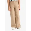 Defacto E6188A8BG656 Bej Kız Çocuk Wide Leg Geniş Paça Pamuklu Pantolon
