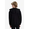 Defacto X7382A6BK81 Siyah 	Erkek Çocuk Kapüşonlu Basic Düz Okul Fermuarlı Sweatshirt