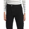 LCW Jeans Siyah Straight Fit Kadın Kargo Jean Pantolon