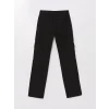 LCW Jeans Siyah Straight Fit Kadın Kargo Jean Pantolon