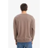 Defacto F0117AXBN571 Kahve %100 Pamuk Boxy Fit Bisiklet Yaka Nakışlı Sweatshirt