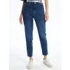 LCW Jeans Indigo Yüksek Bel Slim Mom Kadın Jean Pantolon