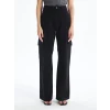 LCW Jeans Siyah Wideleg Kadın Kargo Jean Pantolon