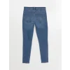 LCW Jeans Indigo Yüksek Bel Push Up Kadın Jean Pantolon