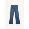 Defacto E9166AXNM28 Mavi Mia Flare Fit Normal Bel İspanyol Paça Uzun Jean Pantolon