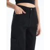 LCW Jeans Siyah Jogger Kadın Jean Pantolon