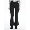 LCW Jeans Siyah Mars Flare Kadın Jean Pantolon