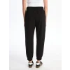 XSIDE Siyah Kadın Beli Lastikli Düz Jogger Eşofman Altı