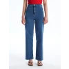 LCW Jeans Indigo Wideleg Kadın Jean Pantolon