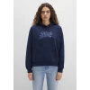 Mavi 1S10420-82318 Mavi Logo Baskılı Kapüşonlu Lacivert Sweatshirt
