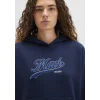 Mavi 1S10420-82318 Mavi Logo Baskılı Kapüşonlu Lacivert Sweatshirt