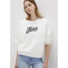 Mavi 1S10419-80194 Mavi Logo Baskılı Beyaz Sweatshirt