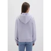 Mavi 167299-70531 Kapüşonlu Lila Basic Sweatshirt