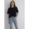 Mavi 1613225-900 Mavi Nakışlı Siyah Basic Tişört