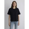 Mavi 1613225-900 Mavi Nakışlı Siyah Basic Tişört