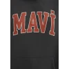 Mavi 1600361-80106 Mavi Logo Baskılı Kapüşonlu Antrasit Sweatshirt