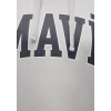 Mavi 1600361-34322 Mavi Logo Baskılı Kapüşonlu Gri Sweatshirt